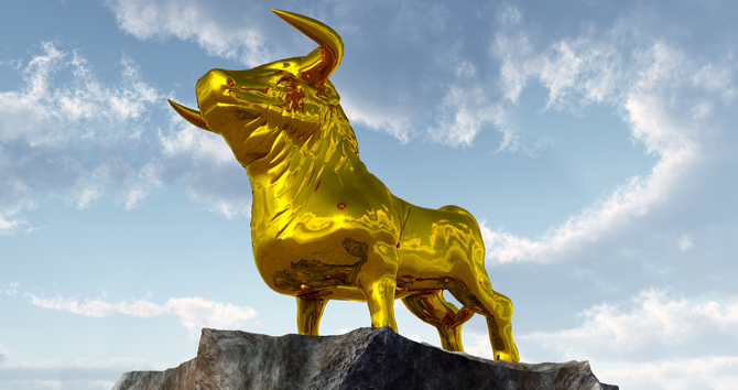 Gold bull gaining steam