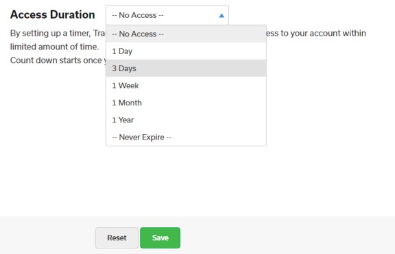 Pick Access Duration Time 