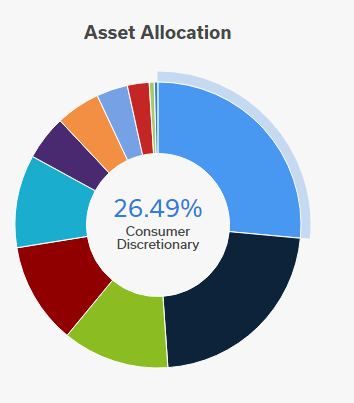 positions and alerts asset allocation view