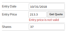 adjust entry date and price for each position