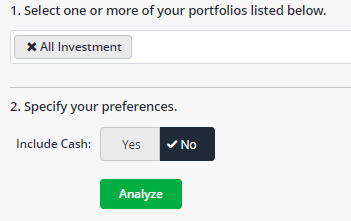 select portfolio for PVQ